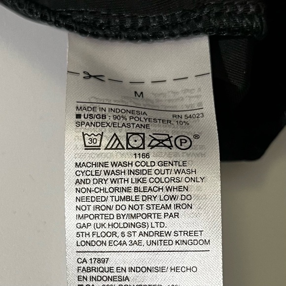 GAP Long Sleeve Black Velvet Dress - Picture 9 of 9